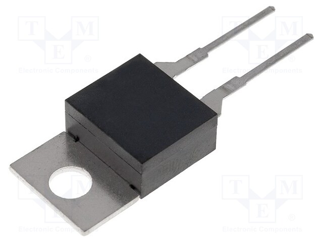 Sensor: thermostat; Output conf: NC; Topen: 80°C; Tclos: 55°C; 1A