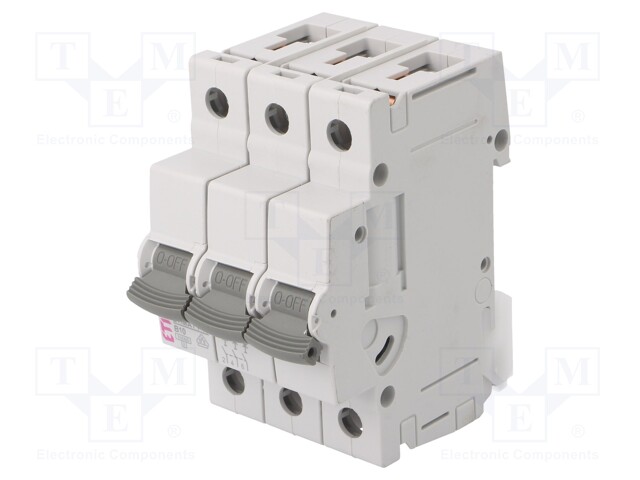 Circuit breaker; 230/400VAC; DIN; Charact: B; 10kA; IP20; 1÷25mm2