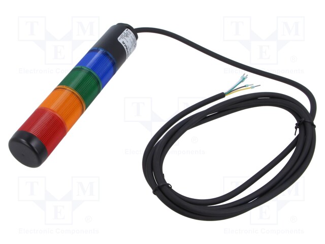 Signaller: signalling column; LED; red/orange/green/blue; 24VDC