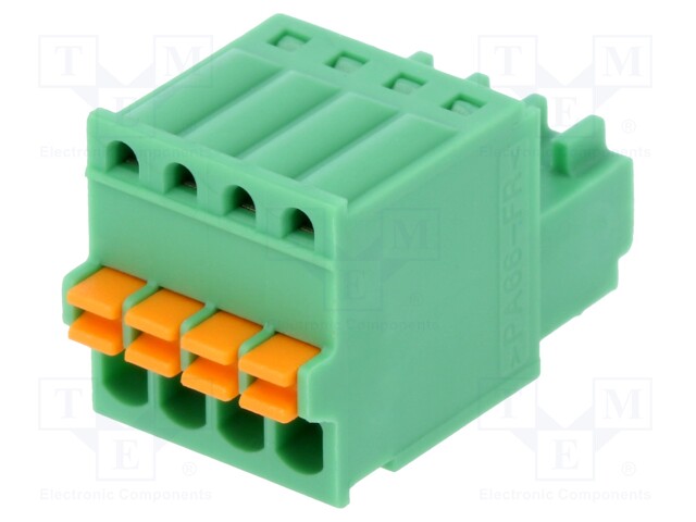 Pluggable terminal block; 2.5mm; ways: 4; straight; plug; female