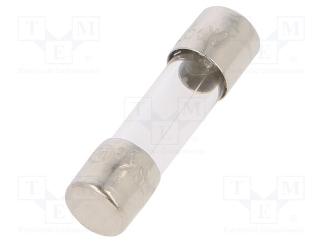 Fuse: fuse; quick blow; 3.5A; 250VAC; cylindrical,glass; 5x20mm