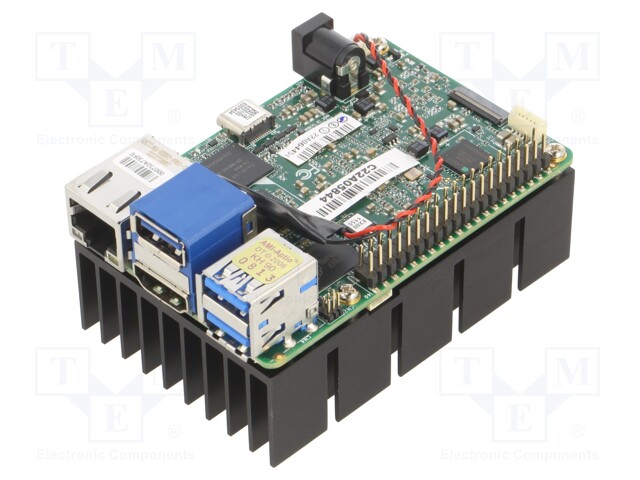 Single-board computer; RAM: 4GB; Flash: 32GB; 85.6x56.5mm; 12VDC