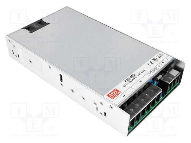 Power supply: switched-mode; modular; 504W; 24VDC; 230x127x40.5mm