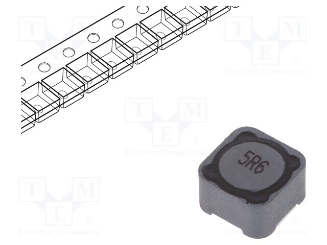 Inductor: wire; SMD; 5.6uH; 6.7A; 14mΩ; 12x12x8mm; ±20%; -40÷125°C