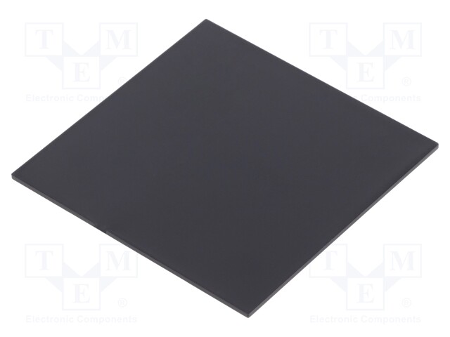 Cover; X: 60mm; Y: 60mm; G606050B; -20÷60°C; Cover material: ABS