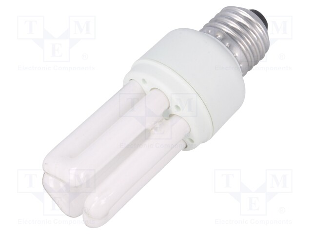 Fluorescent lamp: compact; 11W; L: 125mm; 2500K; Cap: E27; Ø: 45mm