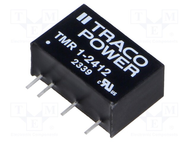 Converter: DC/DC; 1W; Uin: 18÷36V; Uout: 12VDC; Iout: 83mA; SIP6; 3.1g