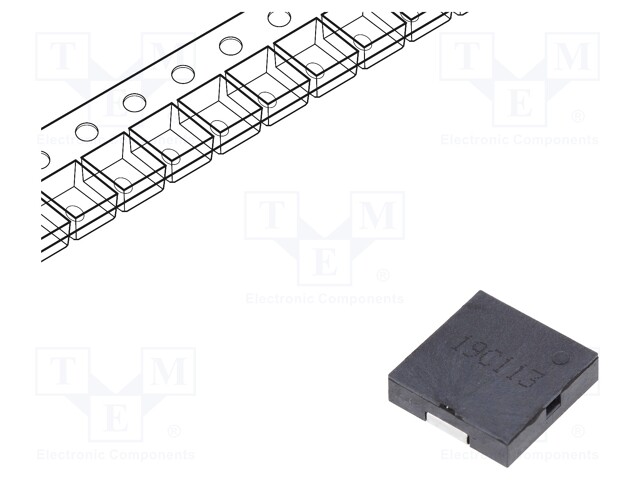 Sound transducer: piezo; without built-in generator; -40÷105°C