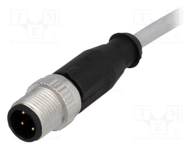 Plug; M12; PIN: 4; male; A code-DeviceNet / CANopen; 0.5m; straight