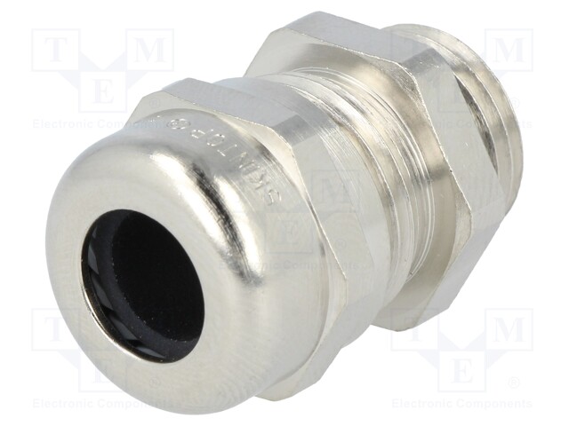 Cable gland; with earthing; M16; IP68; Mat: brass