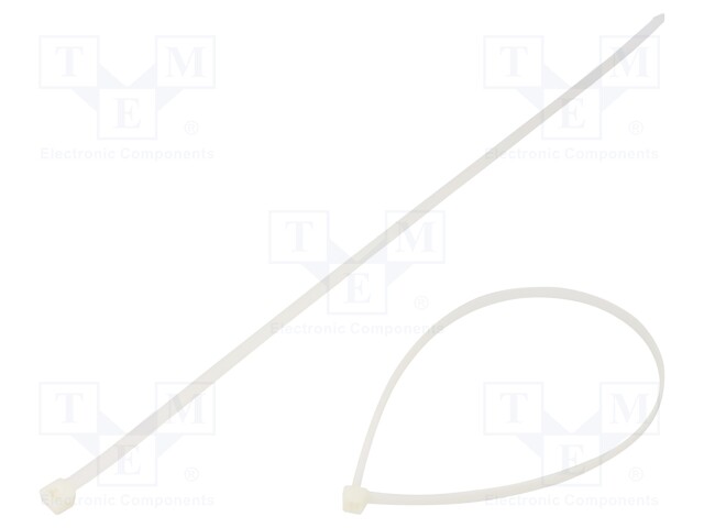 Cable tie; L: 550mm; W: 9mm; polyamide; 800N; natural; Ømax: 163.5mm