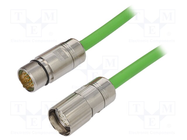 Harnessed cable; 3m; Outside insul.material: PUR; Kind: signal