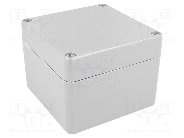 Enclosure: multipurpose; X: 120mm; Y: 122mm; Z: 91mm; polyester; grey