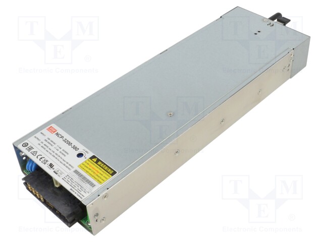 Power supply: switched-mode; for building in; 3206W; 380VDC; 8.4A