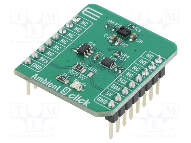 Click board; lighting sensor; I2C; APDS-9160-003; 3.3/5VDC