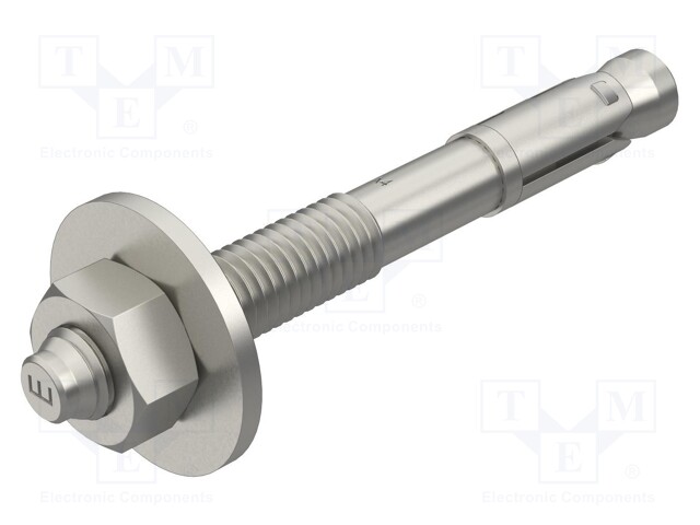 Acid resistant steel A4; Protective element: bolt anchor