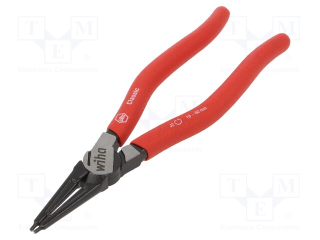 Pliers; internal circlip; Ring: internal; Pliers len: 180mm