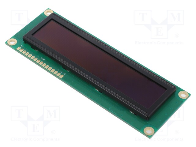 Display: OLED; graphical; 100x16; blue; 5VDC