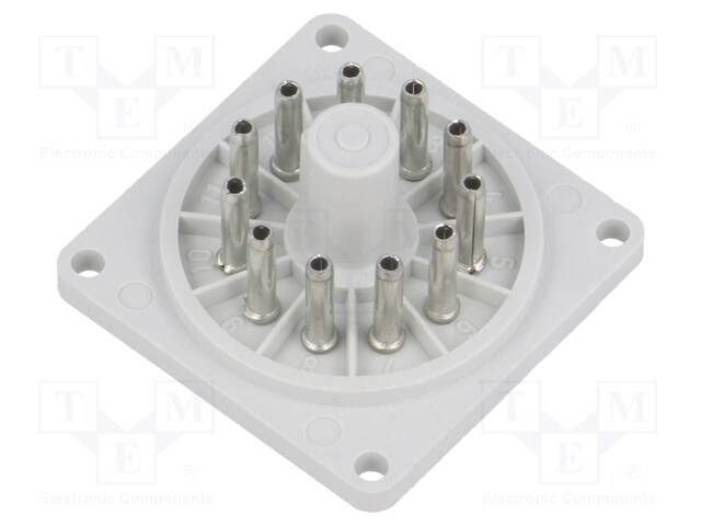 Socket; PIN: 11; Series: R15; Electr.connect: round socket; undecal