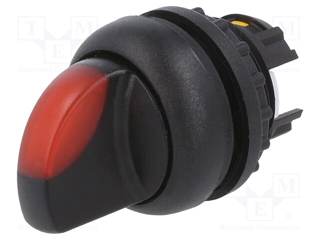 Switch: rotary; Stabl.pos: 1; 22mm; red; Illumin: M22-FLED,M22-LED