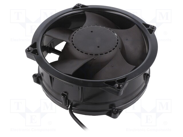 Fan: DC; axial; 24VDC; Ø200x70mm; ball bearing; 4550rpm; Len: 0.4m