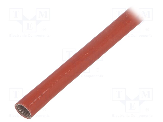 Insulating tube; Mat: glass fibre coated  with silicone rubber