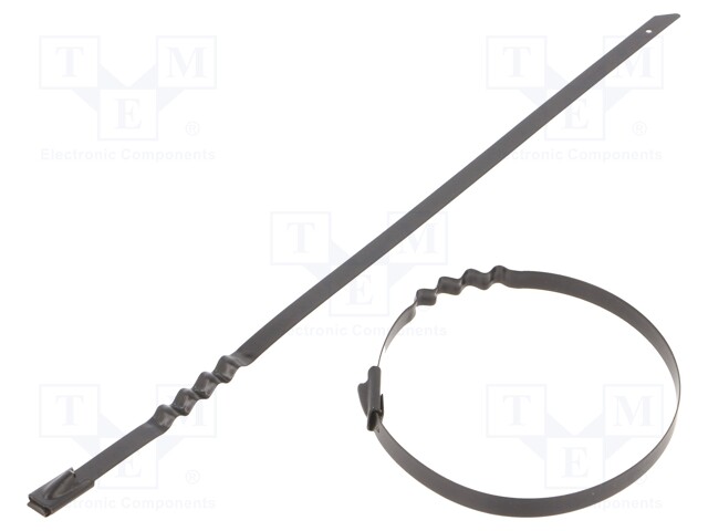 Cable tie; L: 200mm; W: 4.6mm; acid resistant steel AISI 316; 445N