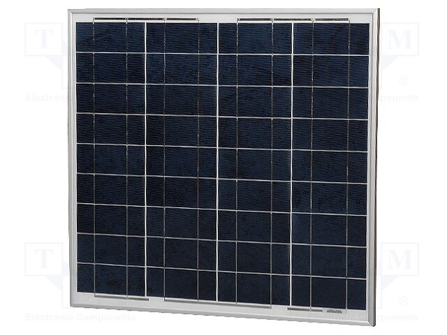 Päikesepaneel; polükristall räni; 620 x 668 x 30mm; 5.1kg