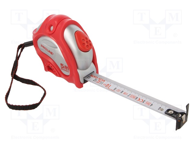 Measuring tape; L: 5m; Class: II; Colour: white