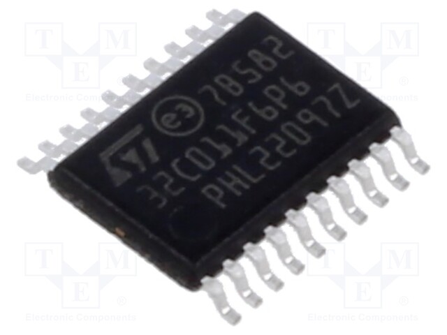 IC: ARM microcontroller; Flash: 32kB; 48MHz; SRAM: 6kB; TSSOP20