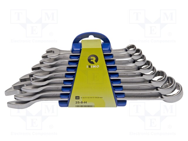 Wrenches set; combination spanner; 8pcs.