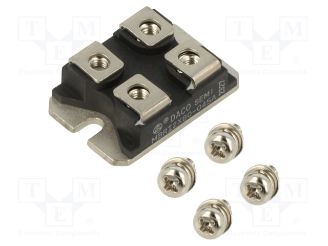 Module: diode; double independent; 45V; If: 80Ax2; SOT227B; screw