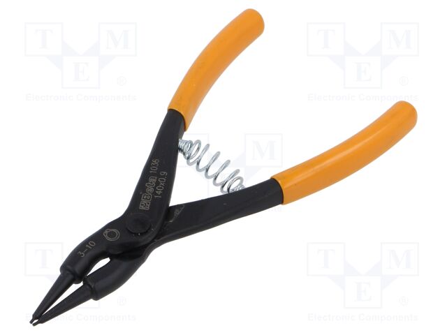 Pliers; for circlip; external; 3÷10mm; Pliers len: 140mm; straight