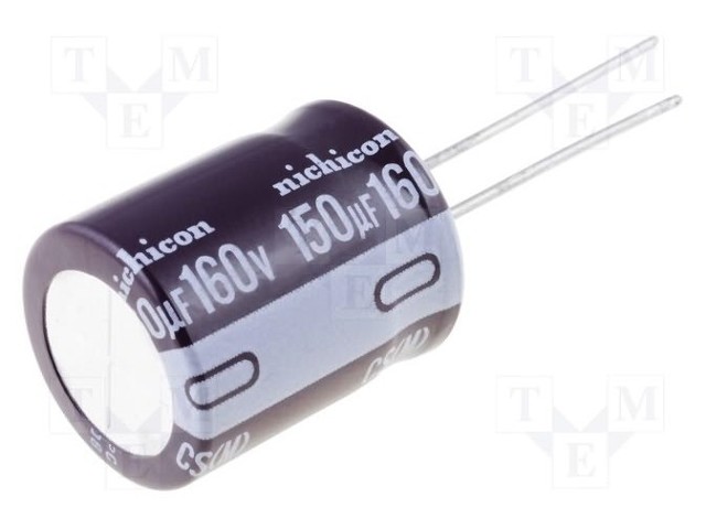 Capacitor: electrolytic; THT; 15uF; 450VDC; Ø12.5x25mm; Pitch: 5mm