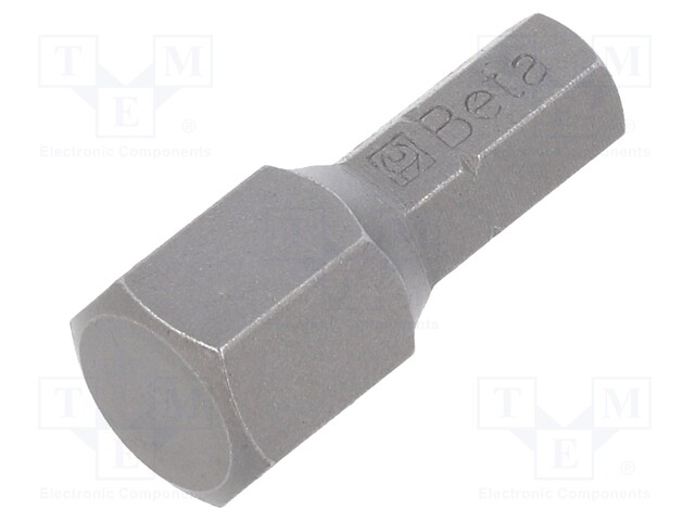 Screwdriver bit; Allen hex key; HEX 10mm; Overall len: 25mm