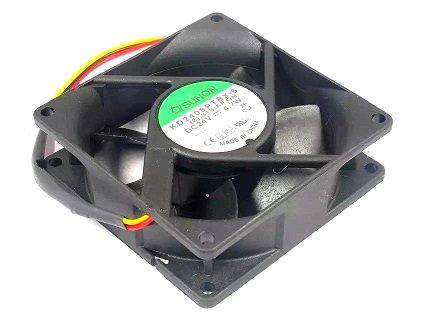 Fan: axial; 24VDC; 80x80x25mm; 78.2m3/h; 36dBA; ball bearing; KD2408PTBX-6A