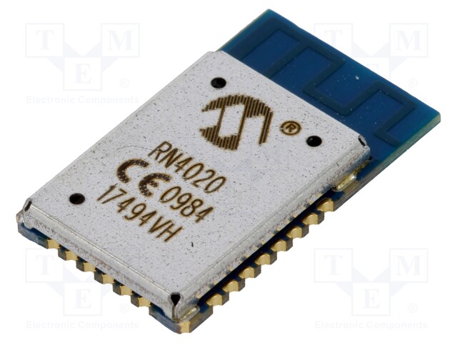 Module: Bluetooth Low Energy; ADC,GPIO,I2C,UART; SMD; 4.1; 1Mbps