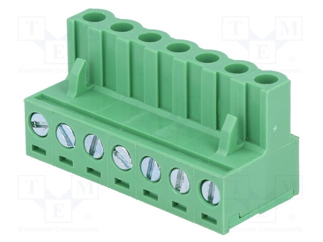 Pluggable terminal block; 5mm; ways: 7; straight; plug; female
