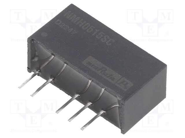 Converter: DC/DC; 2W; Uin: 4.5÷5.5V; Uout: 15VDC; Uout2: -15VDC; SIP