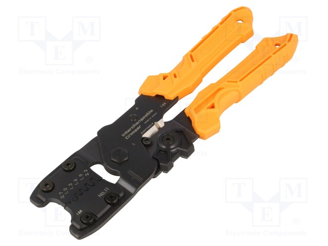 Tool: for crimping; non-insulated terminals,terminals; 205mm