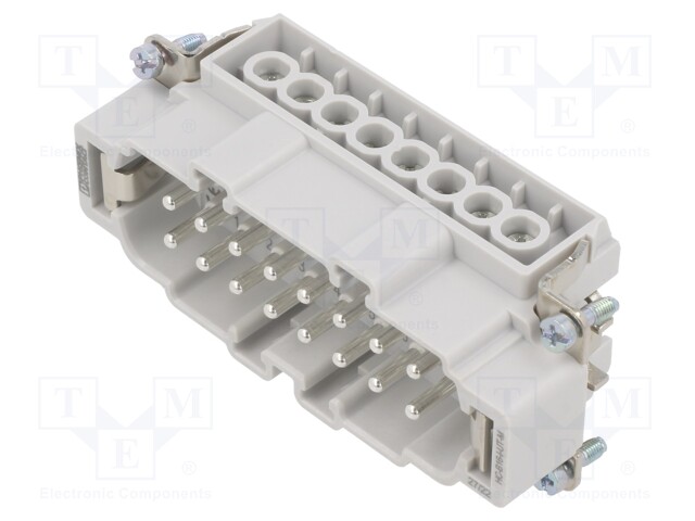 Connector: rectangular; male; Pitch: 77,5x27mm; 500V; 20A; PIN: 16