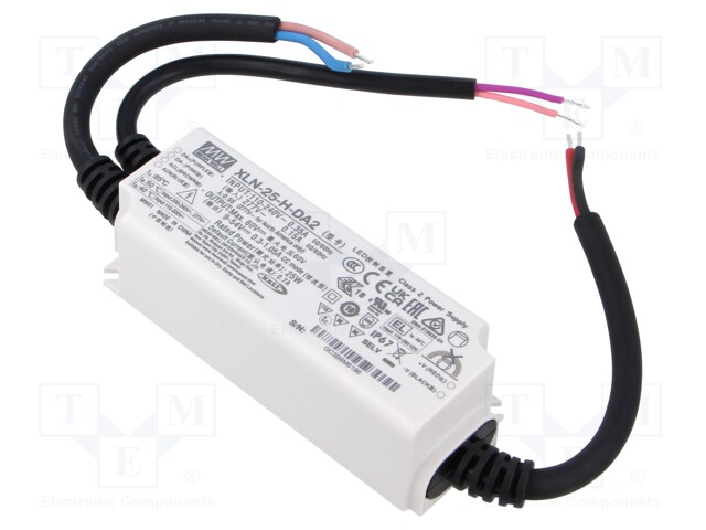 Power supply: switching; LED; 25W; IP67; XLN-25; -25÷85°C; OUT: 1