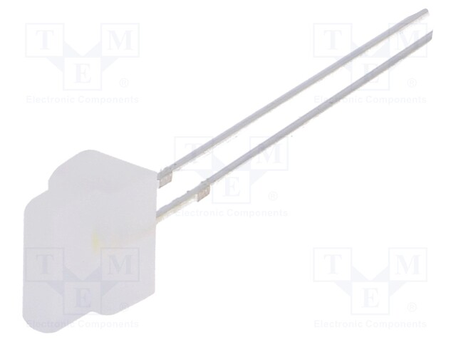 LED; rectangular; 1.8x7.05mm; white cold; 500÷750mcd; 30°; 20mA