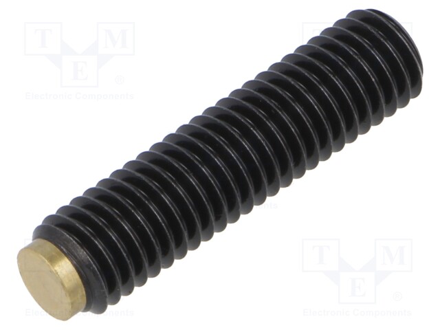 Mount.elem: clamping bolt; Plating: black finish,oxidized; brass