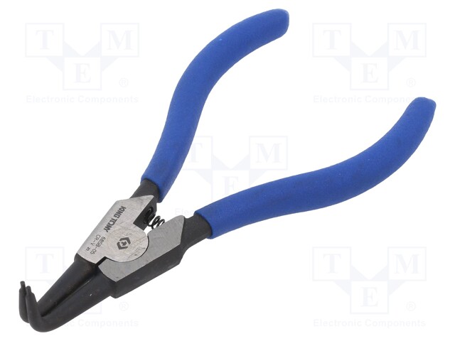 Pliers; for circlip; external; 12÷28mm; Pliers len: 125mm; angular