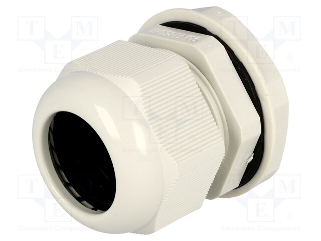 Cable gland; PG29; IP68; Mat: polyamide; grey; UL94V-2; 20.5mm