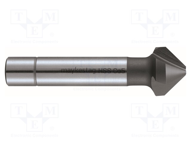 Countersink; high speed steel cobalt HSS-Co; Mounting: rod 6mm