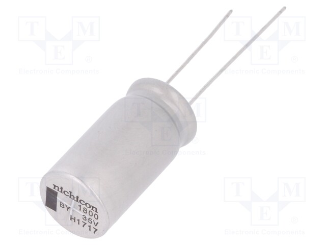 Capacitor: electrolytic; low impedance; 1800uF; 35VDC; ESR: 33mΩ