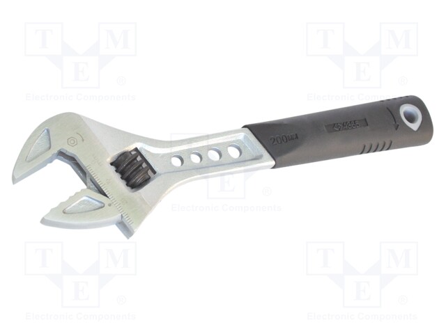 Wrench; adjustable; 200mm; Max jaw capacity: 29mm