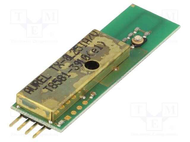 Module: RF; AM transmitter; AM,ASK; 868.3MHz; 3VDC; 56x18.5x10mm